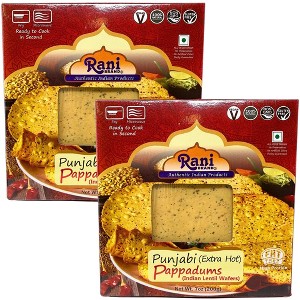 Rani Brand Authentic Indian Foods | Pappadums Punjabi Papad - Extra Hot - 1 of 4