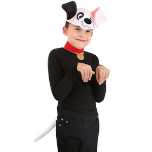 HalloweenCostumes.com    101 Dalmatians Patch Headband, Collar and Tail Kit, Black/White/Red - 1 of 4