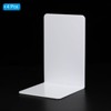 Unique Bargains Acrylic L-shaped Smooth Rounded Corner Book Ends - 3 of 4