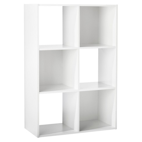 6 Cube Organizer Shelf White 11 Room Essentials Target