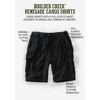 Boulder Creek by KingSize Men's Big & Tall Renegade 9" Full Elastic Waist Cargo Shorts - 4 of 4