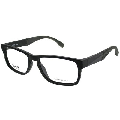 Hugo Boss 1x1 Unisex Rectangle Eyeglasses Black 55mm : Target