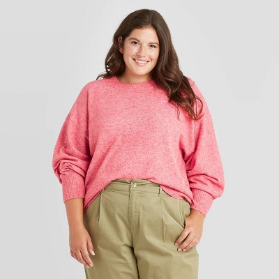 plus size slouchy sweater