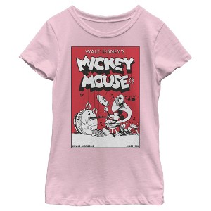 Girl's Disney Mickey Mouse One Man Band T-Shirt - 1 of 4