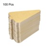 Unique Bargains Grease Proof Disposable Mini Triangle Cake Boards 100 Pcs 4.65" x 3.07" - 3 of 4