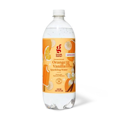 Orange Cream Sparkling Water - 1L Bottle - Good & Gather™
