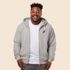 Dalix Donut Embroidered Hoodie Fleece Sweatshirt Zip Front Mens - 3 of 4