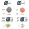 vancasso 16 Pieces Dinnerware Set, Multicolor Set For 4 Person, Microwave Safe, Oven Safe And Dishwasher Safe - 2 of 4