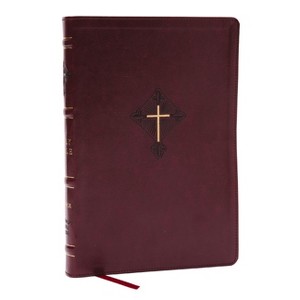 Rsv2ce, Thinline Large Print Catholic Bible, Crimson Leathersoft, Comfort Print - by  Catholic Bible Press (Leather Bound) - 1 of 1