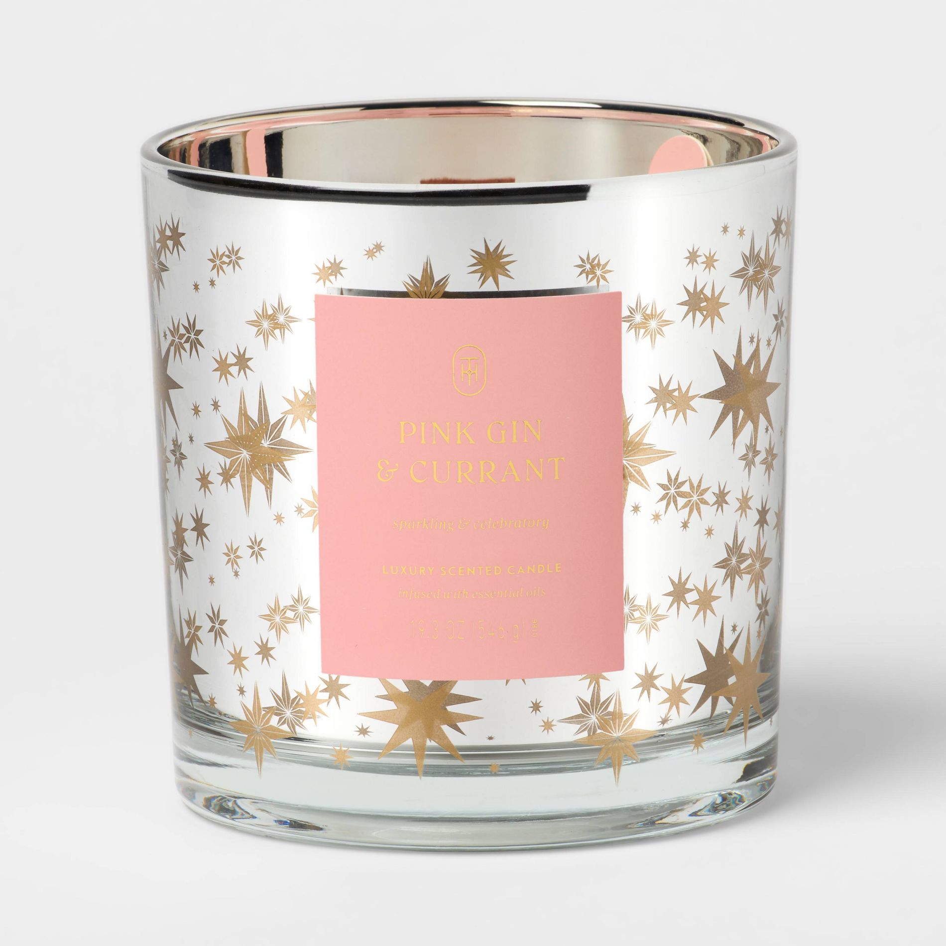 Wooden Wick Pink Gin and Currant Jar Candle 19.3oz - Threshold™