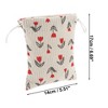 Unique Bargains Women Durable Drawstring Cosmetic Bag 1 Pc - 2 of 3