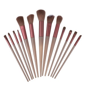 Unique Bargains Travel Makeup Brush Set Eyeshadow Brush Foundation Concealer Blusher Brush 13Pcs - 1 of 4