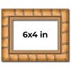 PosterPalooza | 6x4 Modern Bamboo Picture Frame, UV Acrylic, 5 Finishes - 2 of 4