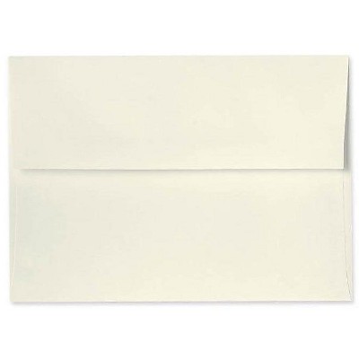 LUX A7 Invitation Envelopes 5 1/4 x 7 1/4 50/Box Natural 5880-01-50