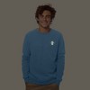 Dalix Mushroom (Glow in the Dark) Embroidered Fleece Sweatshirt Pullover Mens - 2 of 4