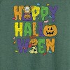 Women's - Garfield - Happy Halloween Icons Lightweight French Terry Wide Neck Long Sleeve Shirt - 2 of 4