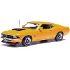1970 Ford Mustang Boss 429 Bright Yellow with Black Hood Scoop 1/43 Diecast Model Car by IXO Models - 2 of 4
