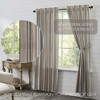 Grain Sack Charcoal Panel Set of 2 84x40 - 3 of 4