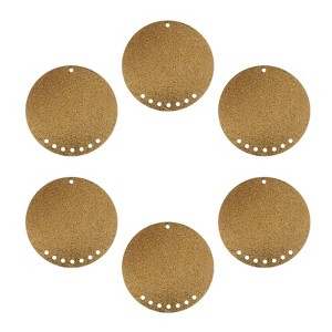 John Bead Beadwork Findings Circle with 8-Hole Gold Jewelry Finding, 18pcs - 1 of 4