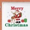 Collections Etc Merry Christmas Santa and Reindeer Garage Door Magnet - 2 of 2