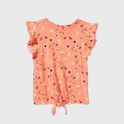 girls ruffle shirt