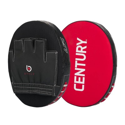  Century Martial Arts Brave Punch Mitt Pair - Red/Black 