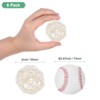 Unique Bargains Wicker Rattan Decorative DIY Crafts Balls for DIY Crafts 8 Pcs - 2 of 4