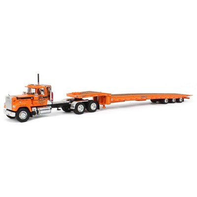 First Gear Dcp 1/64 Mack Super-liner W/ Talbert 5553ta Trailer, J.v ...