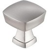 Elegant Lighting Irvin 1.3Inch Brushed Nickel Square Knob Multipack (Set of 10) - 4 of 4