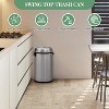 17 Gallon Trash Can–Fingerprint-Proof Stainless Steel,Round Garbage Bin for Restaurant,Home,Office - 3 of 4