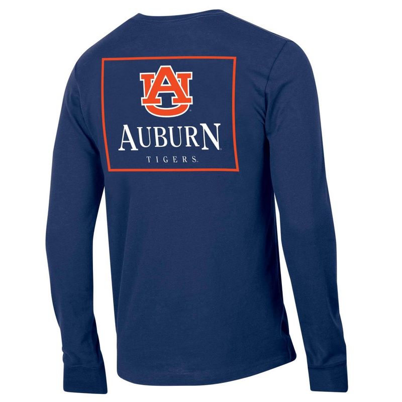 NCAA Auburn Tigers Men&#39;s Long Sleeve Suede T-Shirt, 2 of 3
