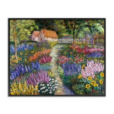 Stupell Industries Floral Cottage Gardens, 20" x 16"