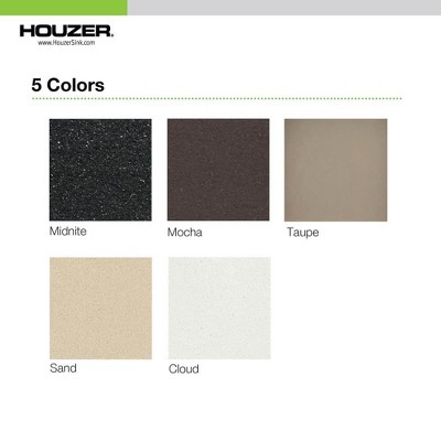 Mocha Granite Drop-In Single Bowl Kitchen Sink