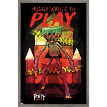 Trends International Poppy Playtime - Huggy Wants To Play Framed Wall Poster Prints