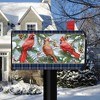 Briarwood Lane Winter Mailbox Cover  - Standard Size - Wintertime Cardinals For Winter Mailbox Cover - 2 of 2