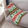 Lomsoe Christmas Throw Blanket, Christmas Decorations Winter Warm Flannel Throw Blanket Farmhouse Holiday Xmas Blankets. - 4 of 4