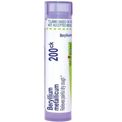Beryllium Metallicum 200CK by Boiron Homeopathic Single Medicine For Cough, Cold & Flu  -  80 Pellet