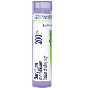 Beryllium Metallicum 200CK by Boiron Homeopathic Single Medicine For Cough, Cold & Flu  -  80 Pellet - 1 of 4