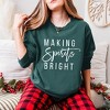 Simply Sage Market Women's Making Spirits Bright Long Sleeve Garment Dyed Tee - 2 of 4