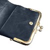 Womens Wallet Small Rfid Ladies Compact Bifold Leather Vintage Coin Purse With Zipper - 4 of 4
