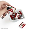 Big Dot of Happiness Merry Little Christmas Tree - Mini Candy Bar Wrapper Stickers - Red Truck Christmas Party Small Favors - 40 Count - 2 of 4