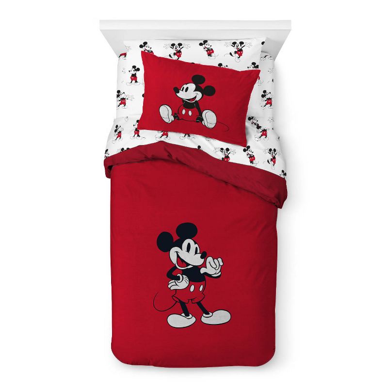 Saturday Park Disney Mickey Mouse Classic 100% Organic Cotton Bed Set, 3 of 10