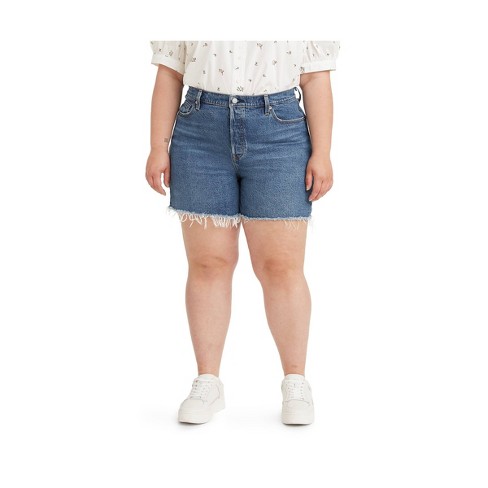 Levi's® Women's Plus Size 501™ High-rise Original Jean Shorts - Salsa Mood  22 : Target