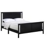 Lirago Toddler Bed Reversible Panel Full Bed Brown - 4 of 4