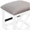 Sapphtopaz Home Office Desks Desks Stool Set Computer Desk Rolling Desk with Casters 2 Outlets Writing Desk Gaming Desk Office Desk for Home Office - 4 of 4