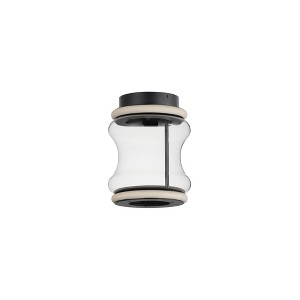 ET2 Lighting Syndicate 2 - Light Flush Mount in  Black - 1 of 3