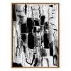Kate & Laurel All Things Decor 31.5"x41.5" Sylvie Be Bold Framed Canvas Wall Art by Leah Nadeau Black and White Abstract Wall Ar - 2 of 4