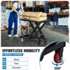 Hydraulic Lift Table Cart, 300/500/1100 lbs Capacity 28.5" Lifting Height, Manual Single Scissor Lift Table with Wheels & Non-Slip Pad for Handling - 4 of 4