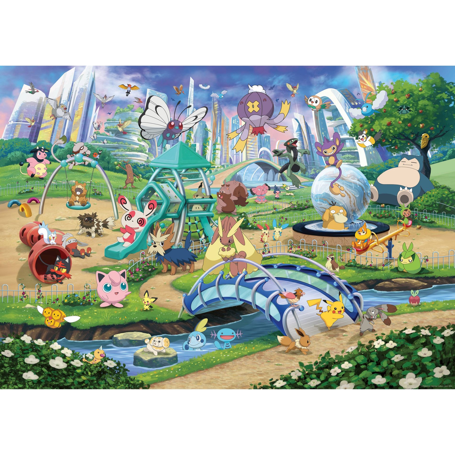 Pokémon: Eevee and the Park - 1000pc Puzzle