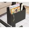 Gulches Adjustable C Shaped Side Table 29.5” to 41.7” Height, Tiltable Top (15.9”W×31.5”), Storage Bag, 360° Wheels, 45lb Capacity - 4 of 4
